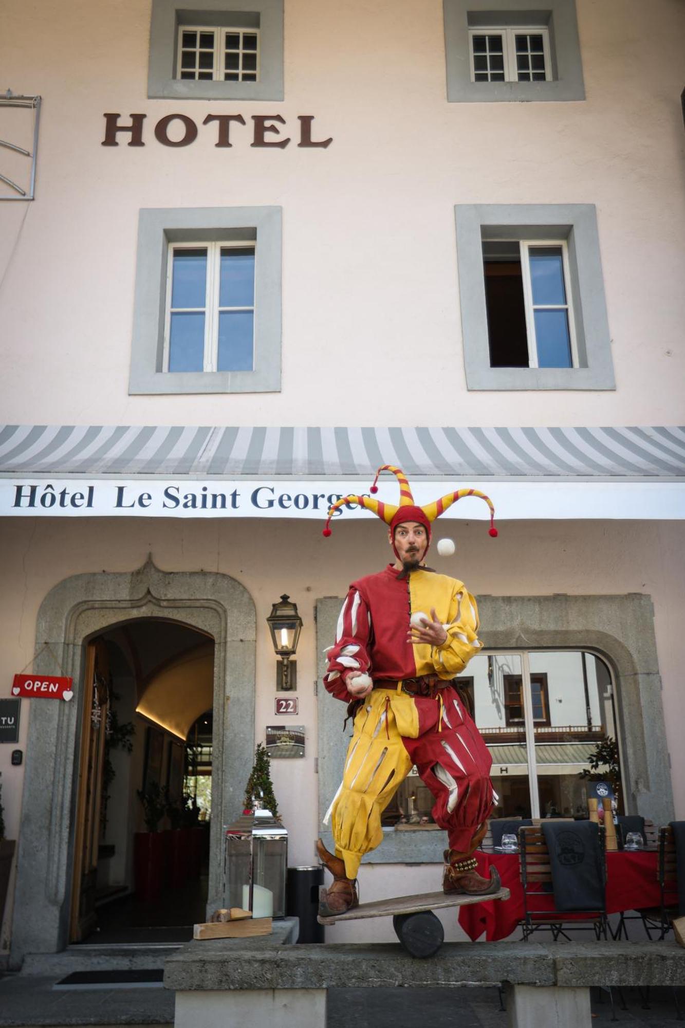 Hotel Le Saint Georges Greyerz Exterior foto